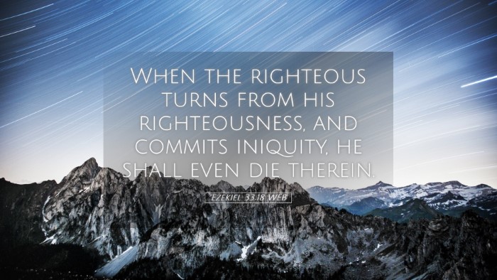 Picture 05 - Ezekiel 33:18 WEB Desktop Wallpaper - When the righteous turns from his righteousness, - Desktop Bible Verse Wallpaper