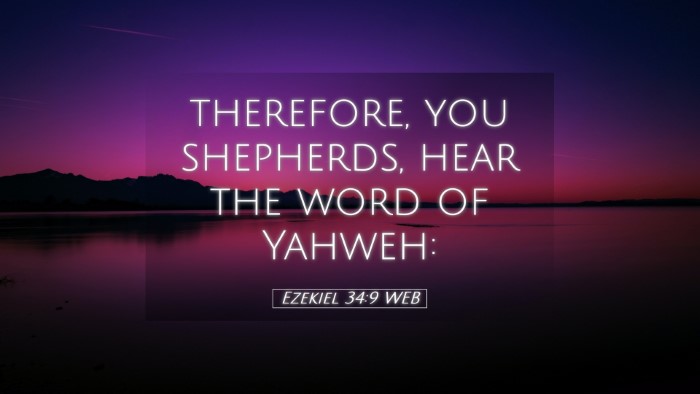 Picture 05 - Ezekiel 34:9 WEB Desktop Wallpaper - therefore, you shepherds, hear the word of - Desktop Bible Verse Wallpaper