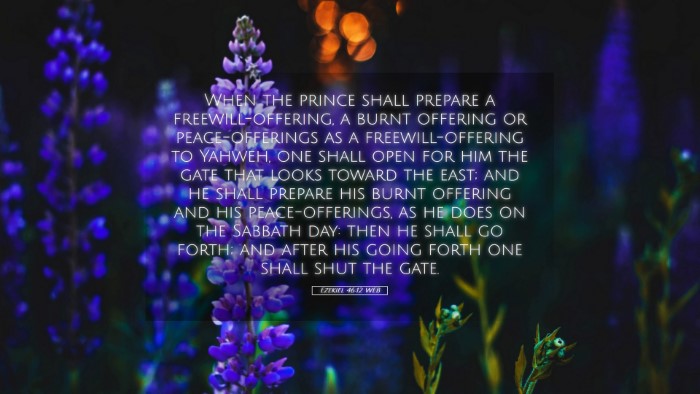 Picture 05 - Ezekiel 46:12 WEB Desktop Wallpaper - When the prince shall prepare a - Desktop Bible Verse Wallpaper