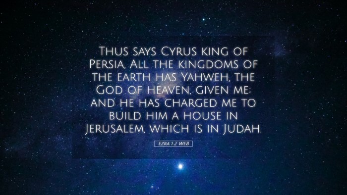 Picture 05 - Ezra 1:2 WEB Desktop Wallpaper - Thus says Cyrus king of Persia, All the kingdoms - Desktop Bible Verse Wallpaper