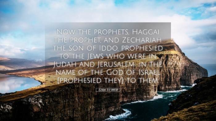 Picture 05 - Ezra 5:1 WEB Desktop Wallpaper - Now the prophets, Haggai the prophet, and - Desktop Bible Verse Wallpaper