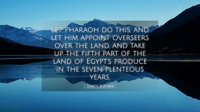 Picture 05 - Genesis 41:34 WEB Desktop Wallpaper - Let Pharaoh do this, and let him appoint - Desktop Bible Verse Wallpaper