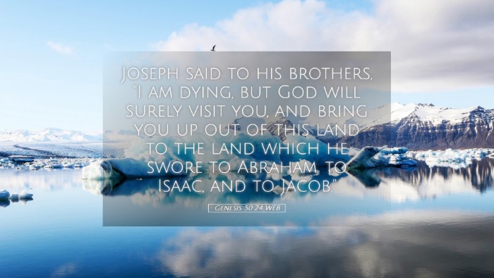 Picture 05 - Genesis 50:24 WEB Desktop Wallpaper - Joseph said to his brothers, 