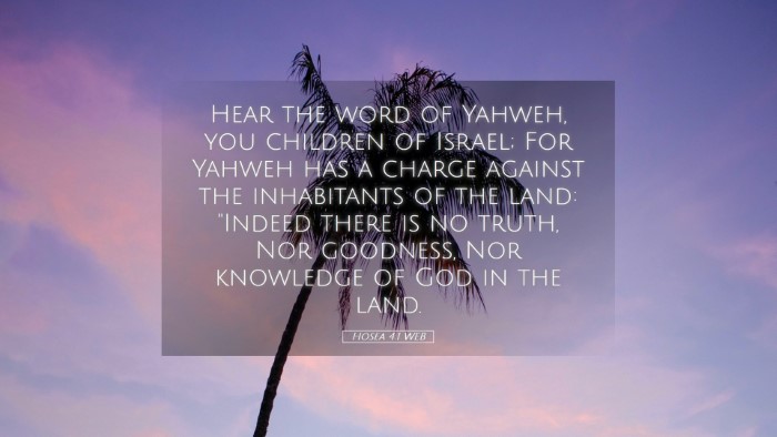 Picture 05 - Hosea 4:1 WEB Desktop Wallpaper - Hear the word of Yahweh, you children of Israel; - Desktop Bible Verse Wallpaper