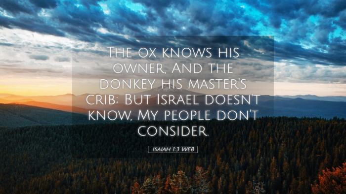 Picture 05 - Isaiah 1:3 WEB Desktop Wallpaper - The ox knows his owner, And the donkey his - Desktop Bible Verse Wallpaper