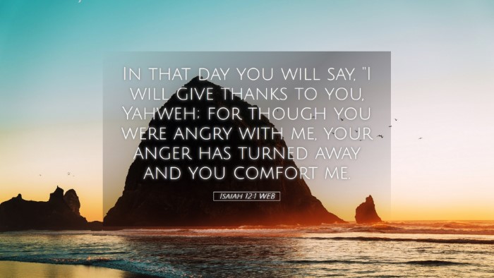 Picture 05 - Isaiah 12:1 WEB Desktop Wallpaper - In that day you will say, 