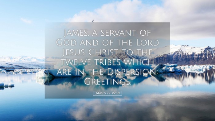 Picture 05 - James 1:1 WEB Desktop Wallpaper - James, a servant of God and of the Lord Jesus - Desktop Bible Verse Wallpaper