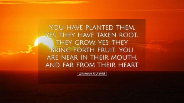 Picture 05 - Jeremiah 12:2 WEB Desktop Wallpaper - You have planted them, yes, they have taken root; - Desktop Bible Verse Wallpaper
