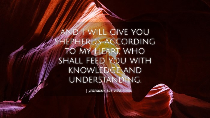 Picture 05 - Jeremiah 3:15 WEB Desktop Wallpaper - and I will give you shepherds according to my - Desktop Bible Verse Wallpaper