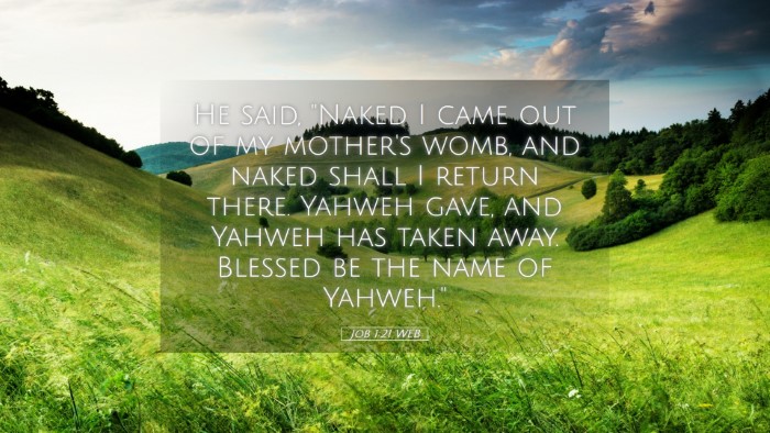 Picture 05 - Job 1:21 WEB Desktop Wallpaper - He said, 