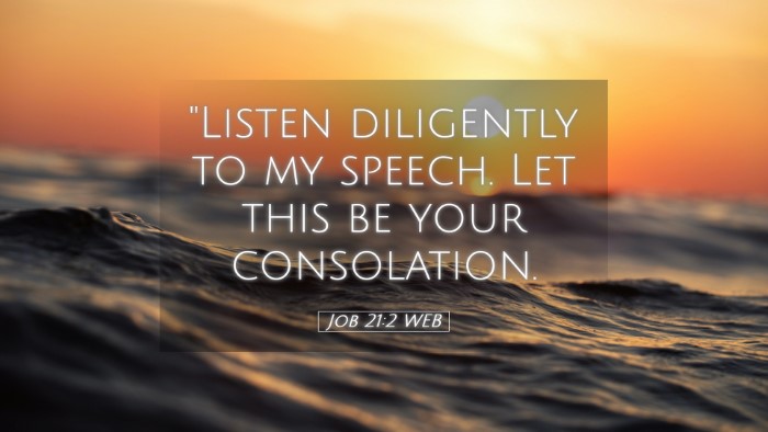 Picture 05 - Job 21:2 WEB Desktop Wallpaper - 