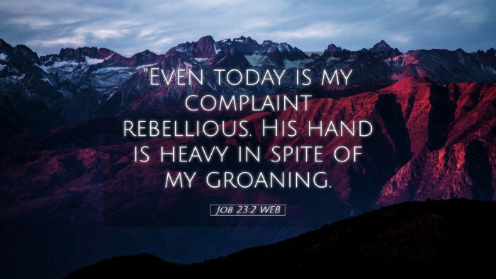 Picture 05 - Job 23:2 WEB Desktop Wallpaper - 