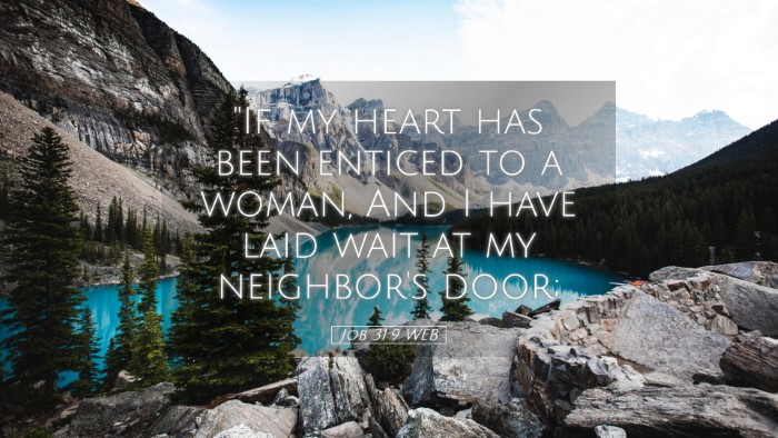 Picture 05 - Job 31:9 WEB Desktop Wallpaper - 