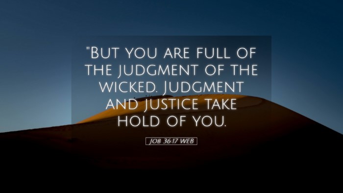 Picture 05 - Job 36:17 WEB Desktop Wallpaper - 