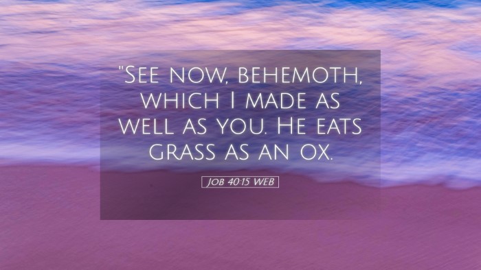 Picture 05 - Job 40:15 WEB Desktop Wallpaper - 