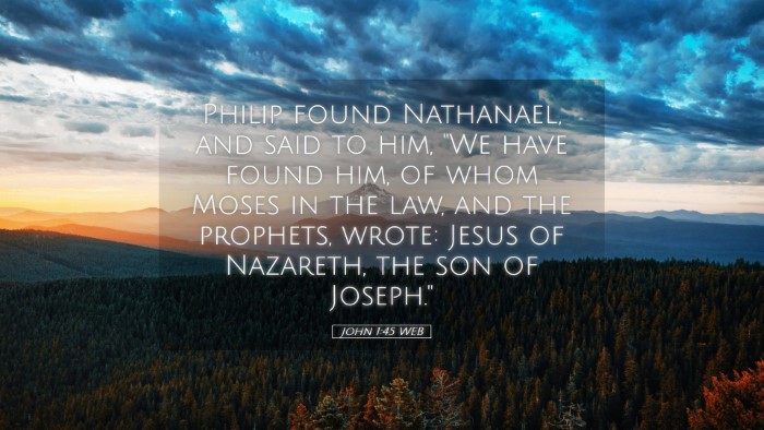 Picture 05 - John 1:45 WEB Desktop Wallpaper - Philip found Nathanael, and said to him, 
