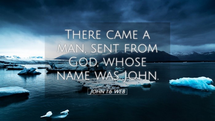 Picture 05 - John 1:6 WEB Desktop Wallpaper - There came a man, sent from God, whose name was - Desktop Bible Verse Wallpaper
