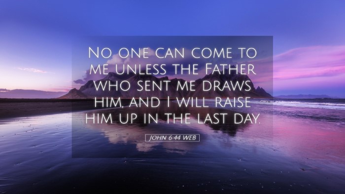 Picture 05 - John 6:44 WEB Desktop Wallpaper - No one can come to me unless the Father who sent - Desktop Bible Verse Wallpaper