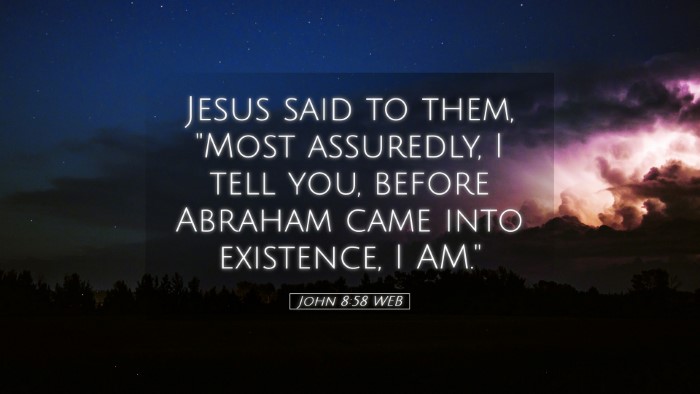 Picture 05 - John 8:58 WEB Desktop Wallpaper - Jesus said to them, 