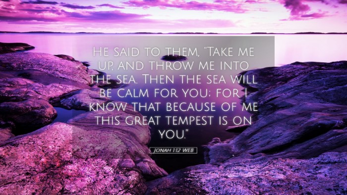 Picture 05 - Jonah 1:12 WEB Desktop Wallpaper - He said to them, 