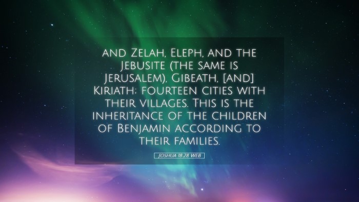 Picture 05 - Joshua 18:28 WEB Desktop Wallpaper - and Zelah, Eleph, and the Jebusite (the same is - Desktop Bible Verse Wallpaper