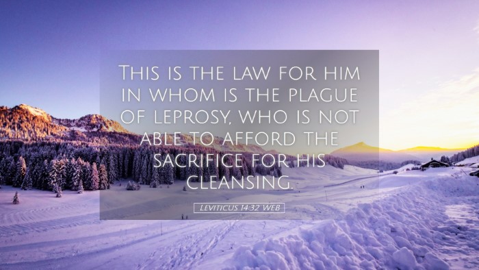 Picture 05 - Leviticus 14:32 WEB Desktop Wallpaper - This is the law for him in whom is the plague of - Desktop Bible Verse Wallpaper