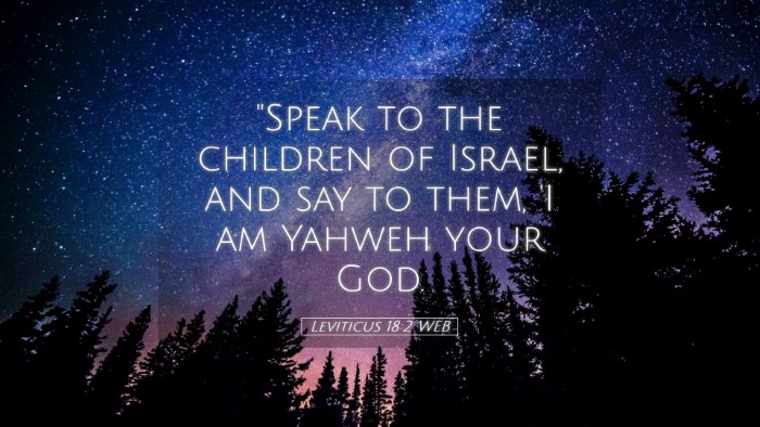 Picture 05 - Leviticus 18:2 WEB Desktop Wallpaper - 