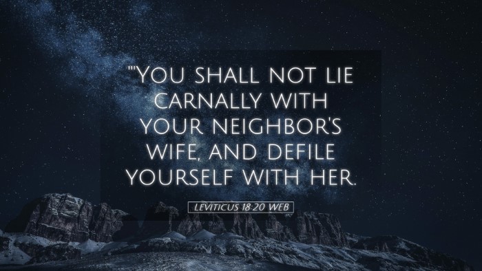 Picture 05 - Leviticus 18:20 WEB Desktop Wallpaper - 