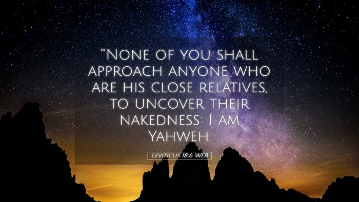 Picture 05 - Leviticus 18:6 WEB Desktop Wallpaper - 
