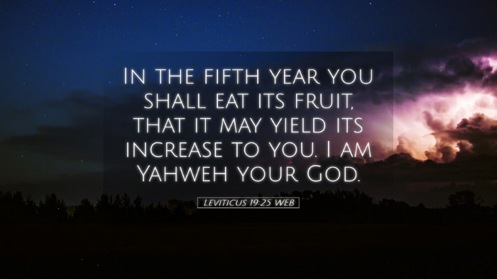Picture 05 - Leviticus 19:25 WEB Desktop Wallpaper - In the fifth year you shall eat its fruit, that - Desktop Bible Verse Wallpaper