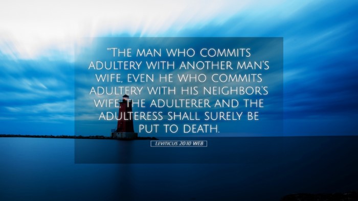 Picture 05 - Leviticus 20:10 WEB Desktop Wallpaper - 