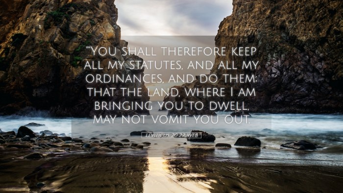 Picture 05 - Leviticus 20:22 WEB Desktop Wallpaper - 