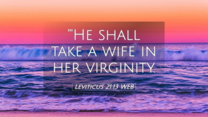 Picture 05 - Leviticus 21:13 WEB Desktop Wallpaper - 