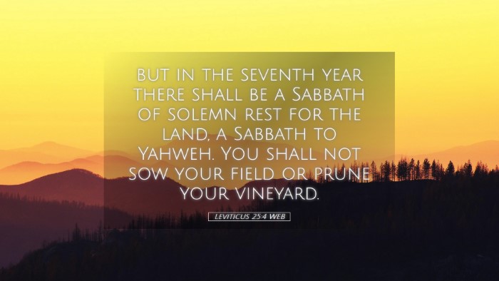 Picture 05 - Leviticus 25:4 WEB Desktop Wallpaper - but in the seventh year there shall be a Sabbath - Desktop Bible Verse Wallpaper