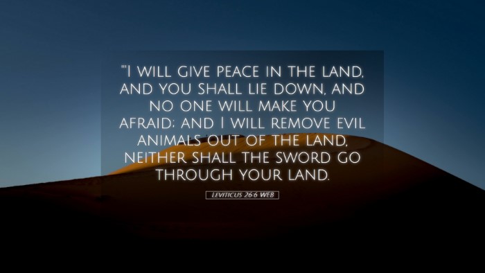 Picture 05 - Leviticus 26:6 WEB Desktop Wallpaper - 
