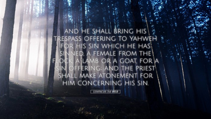Picture 05 - Leviticus 5:6 WEB Desktop Wallpaper - and he shall bring his trespass offering to - Desktop Bible Verse Wallpaper