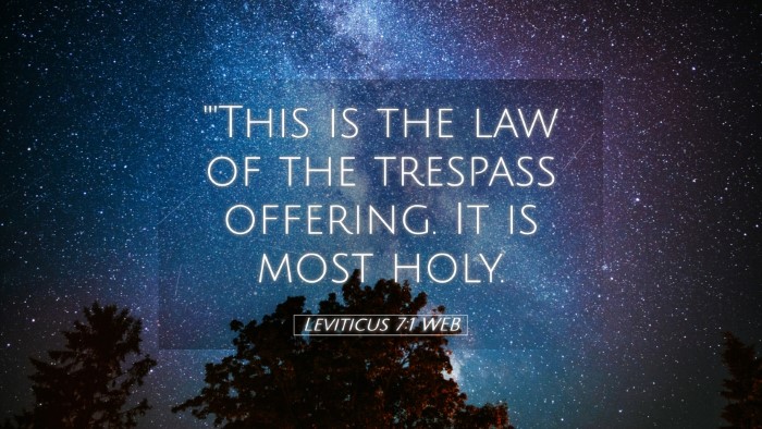 Picture 05 - Leviticus 7:1 WEB Desktop Wallpaper - 