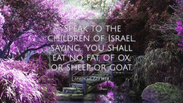 Picture 05 - Leviticus 7:23 WEB Desktop Wallpaper - 