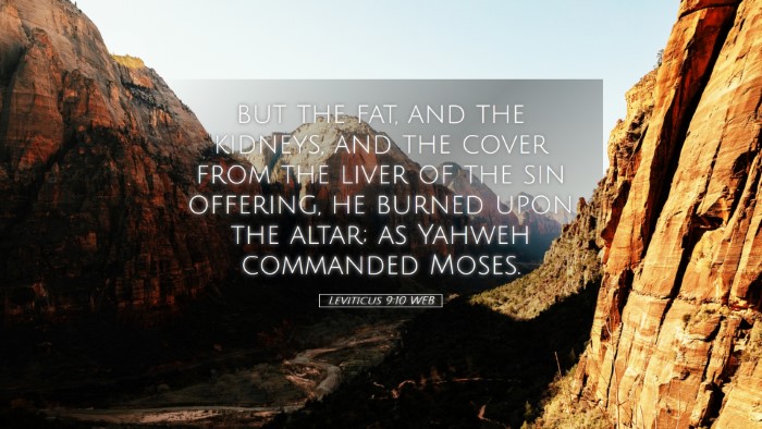 Picture 05 - Leviticus 9:10 WEB Desktop Wallpaper - but the fat, and the kidneys, and the cover from - Desktop Bible Verse Wallpaper