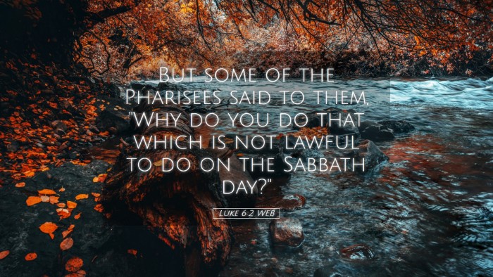 Picture 05 - Luke 6:2 WEB Desktop Wallpaper - But some of the Pharisees said to them, 