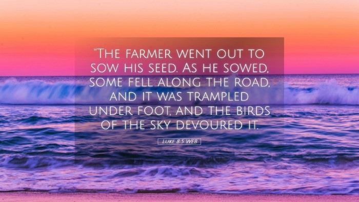 Picture 05 - Luke 8:5 WEB Desktop Wallpaper - 