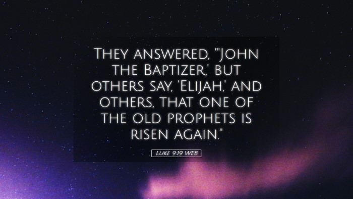 Picture 05 - Luke 9:19 WEB Desktop Wallpaper - They answered, 
