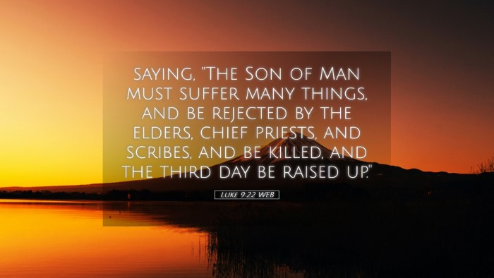 Picture 05 - Luke 9:22 WEB Desktop Wallpaper - saying, 