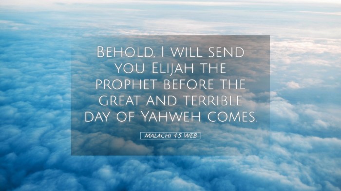Picture 05 - Malachi 4:5 WEB Desktop Wallpaper - Behold, I will send you Elijah the prophet before - Desktop Bible Verse Wallpaper