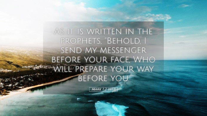 Picture 05 - Mark 1:2 WEB Desktop Wallpaper - As it is written in the prophets, 