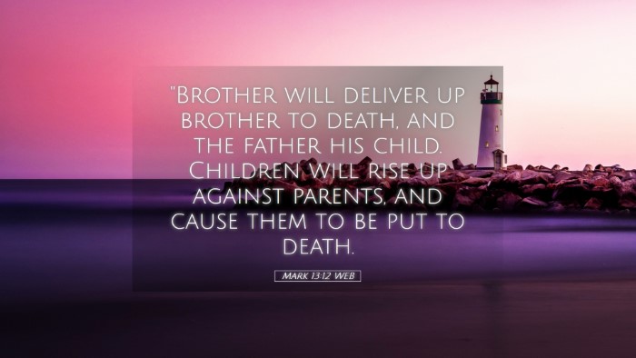 Picture 05 - Mark 13:12 WEB Desktop Wallpaper - 