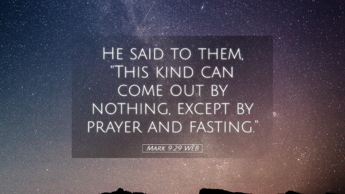 Picture 05 - Mark 9:29 WEB Desktop Wallpaper - He said to them, 