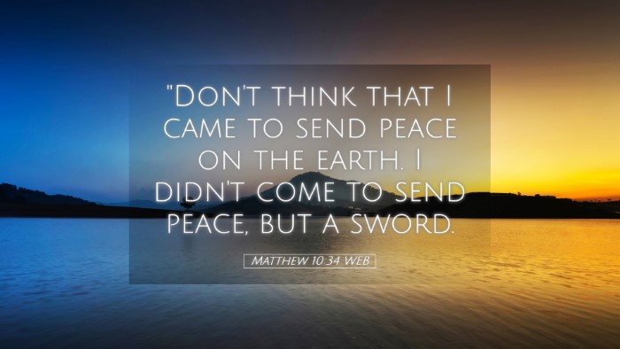 Picture 05 - Matthew 10:34 WEB Desktop Wallpaper - 