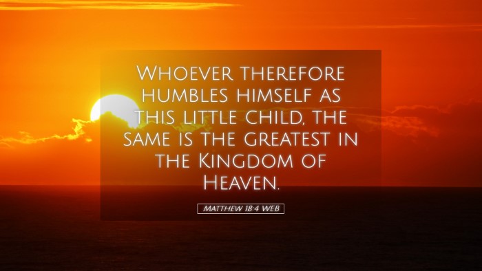 Picture 05 - Matthew 18:4 WEB Desktop Wallpaper - Whoever therefore humbles himself as this little - Desktop Bible Verse Wallpaper