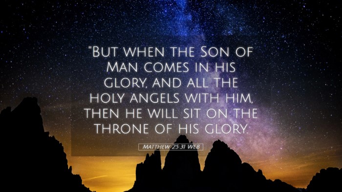Picture 05 - Matthew 25:31 WEB Desktop Wallpaper - 